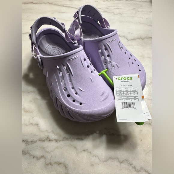 CROCS - Echo - Mystic Purple Clogs - Picture 1 of 6